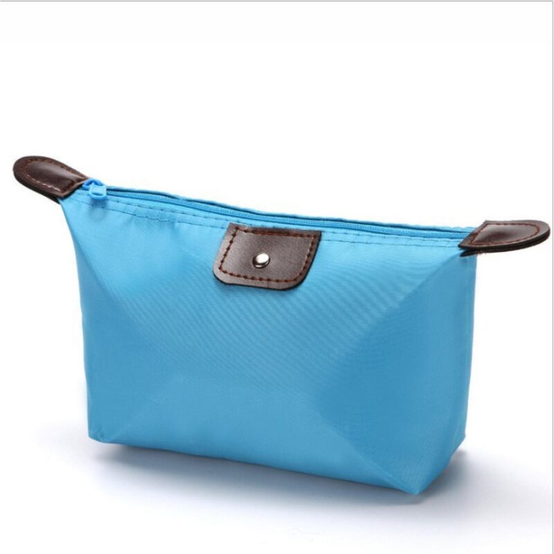 Custom Dumpling-shaped Nylon Waterproof Cosmetic Toiletry Bag - 5