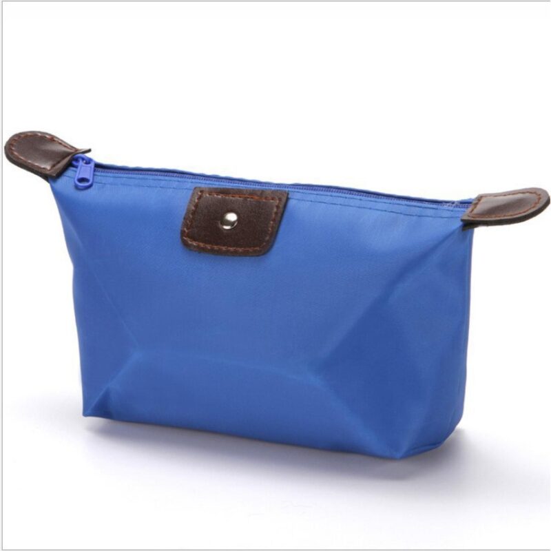 Custom Dumpling-shaped Nylon Waterproof Cosmetic Toiletry Bag - 6