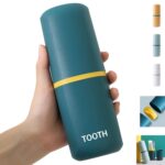 Custom Durable Plastic Travel Toiletry Kit with Toothbrush Case