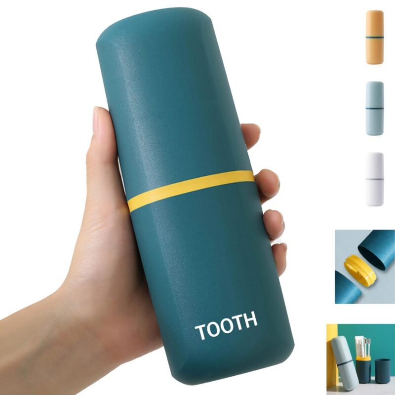 Custom Durable Plastic Travel Toiletry Kit with Toothbrush Case