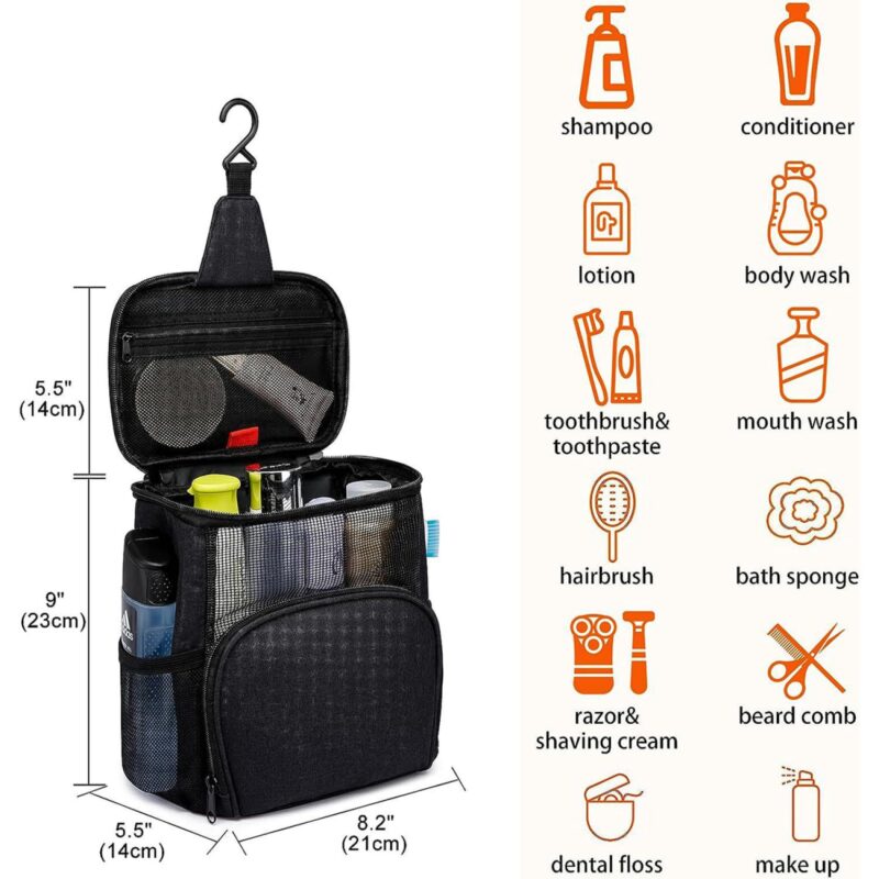 Custom Easy Hanging Toiletry Bag - 2