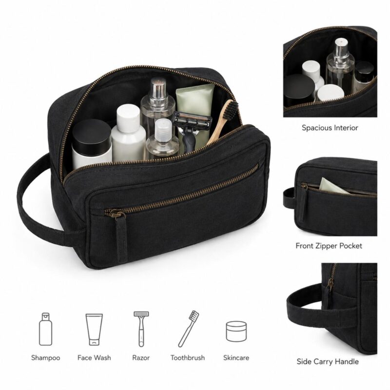 Custom Eco Friendly Toiletry Bag - 3