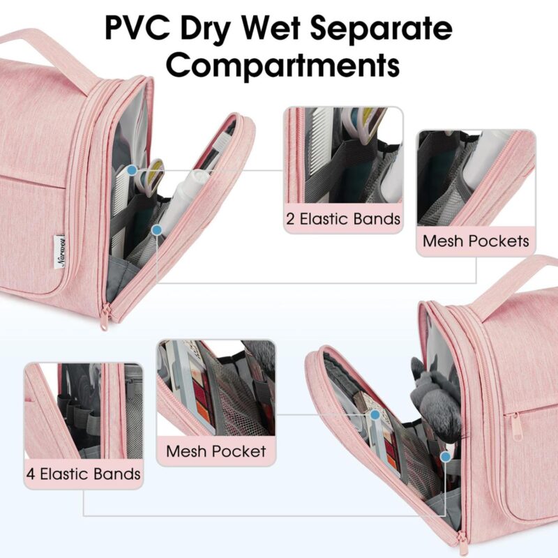 Custom Elegant Hanging Toiletry Bag–organized And Durable - 2