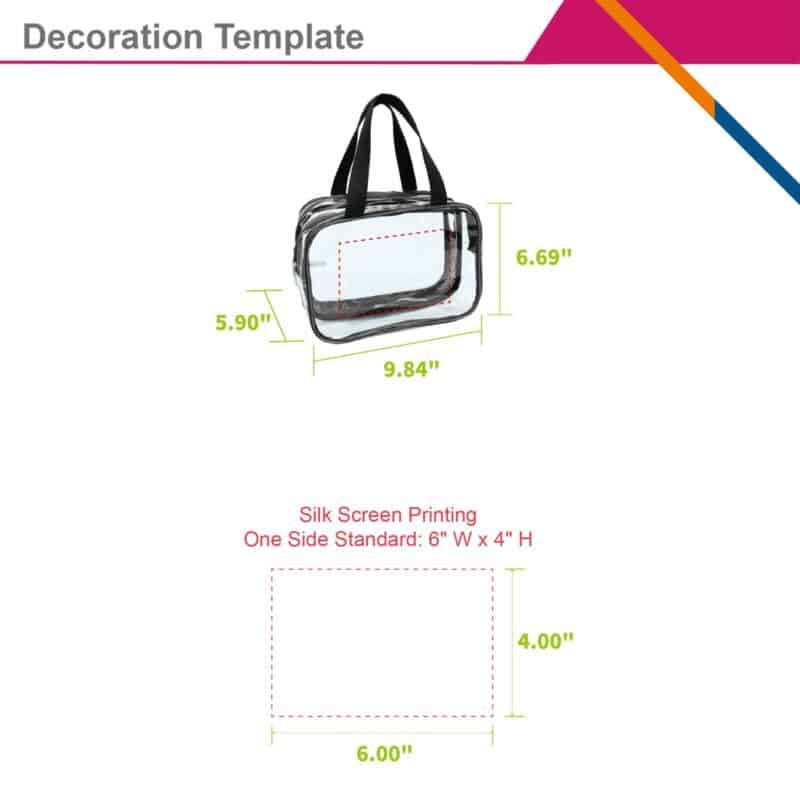 Custom FlySort Clear Toiletry Bag - 3