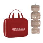 Custom Fold Up Toiletry Bag with Hanging Hook