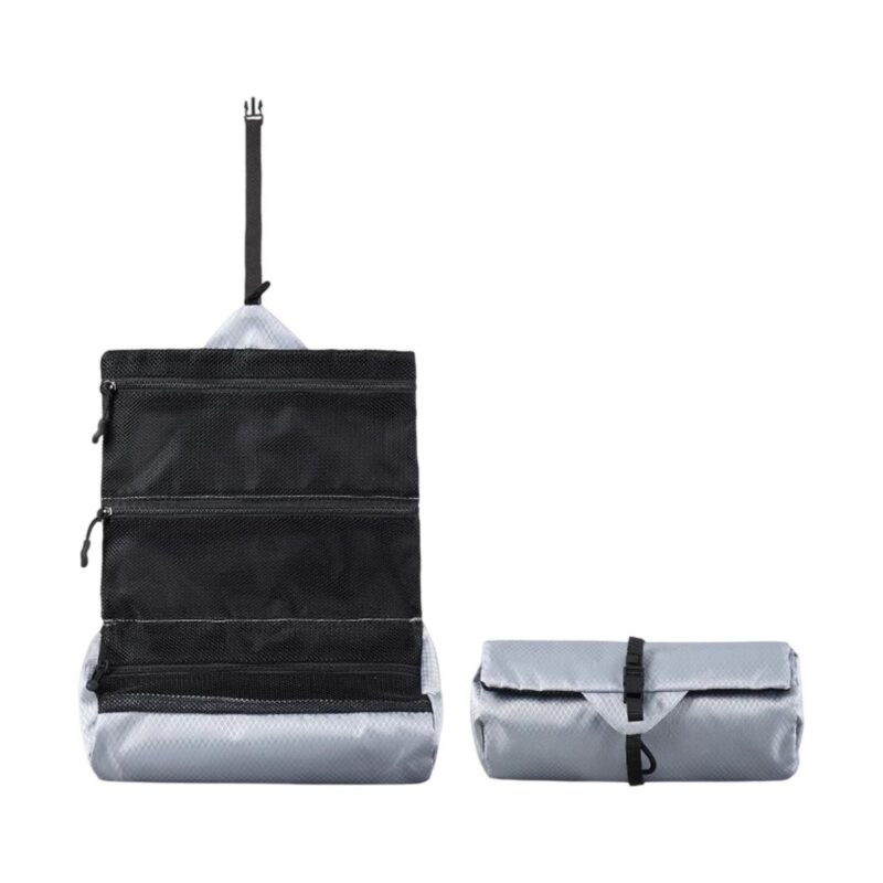 Custom Foldable Hanging Toiletry Bag - 5