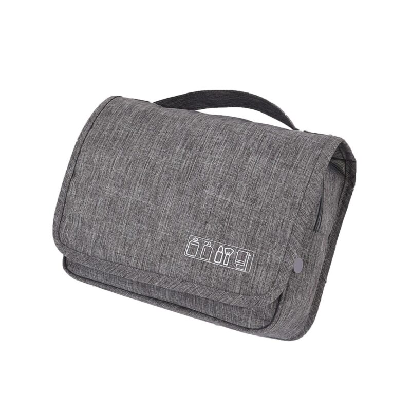 Custom Foldable Hanging Toiletry Bag - 3