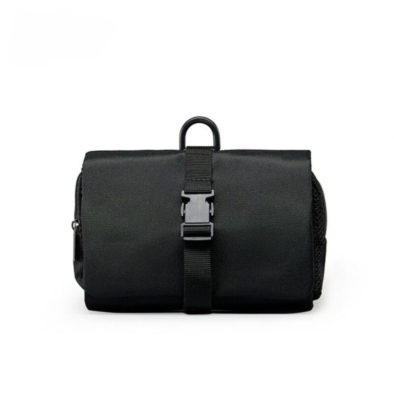 Custom Foldable Hanging Toiletry Bag With Snap Buckle - 3