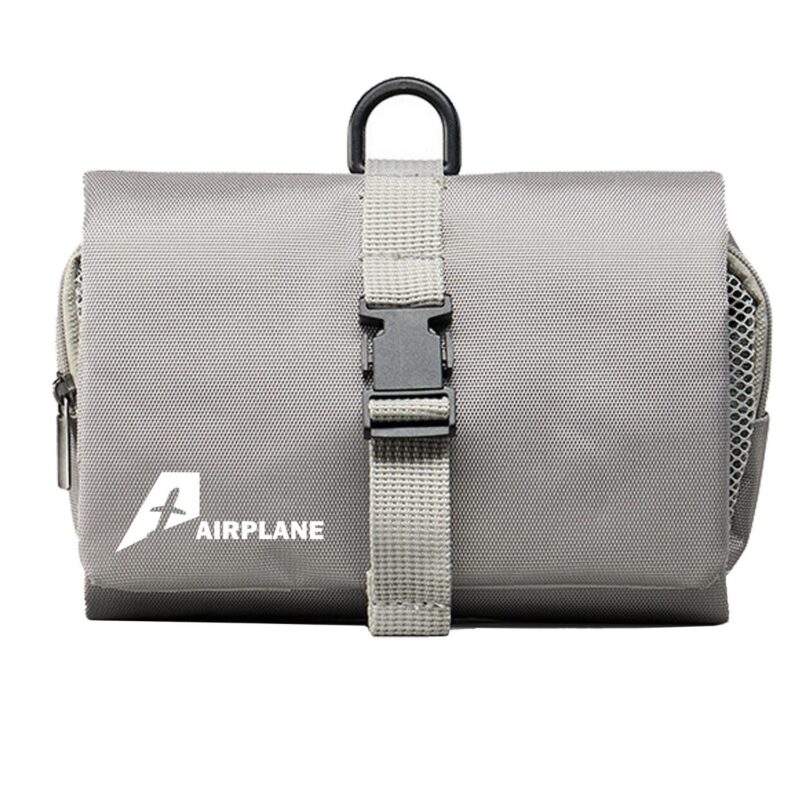 Custom Foldable Hanging Toiletry Bag with Hook - 4