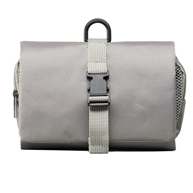 Custom Foldable Hanging Toiletry Bag with Hook - 5