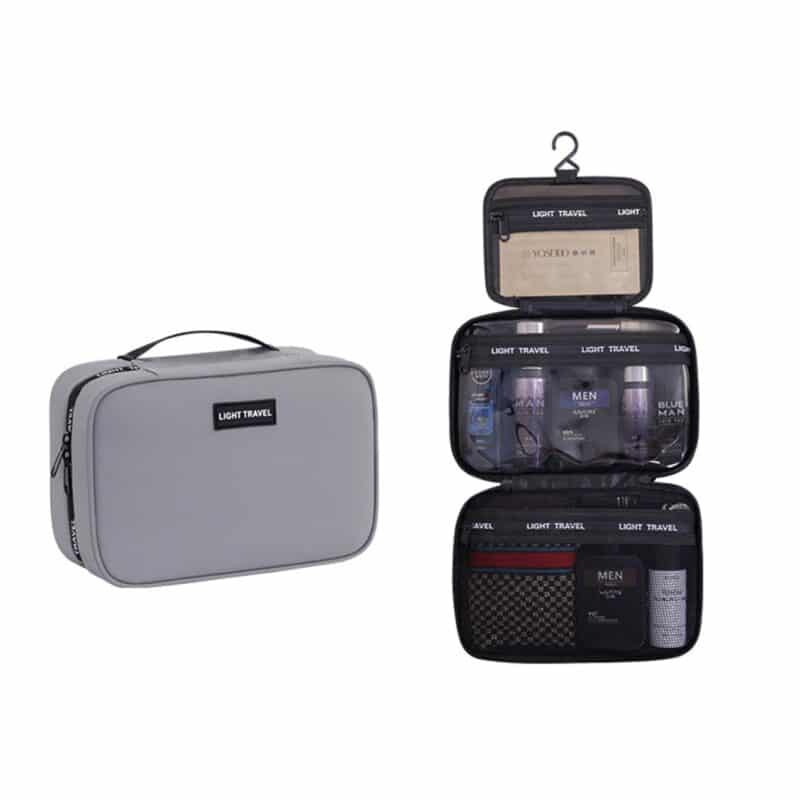 Custom Foldable Pu Travel Toiletry Bag