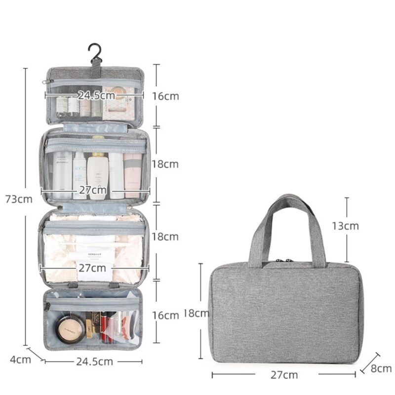 Custom Foldable Toiletry Bag - 4