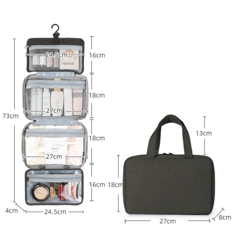 Custom Foldable Toiletry Bag - 5