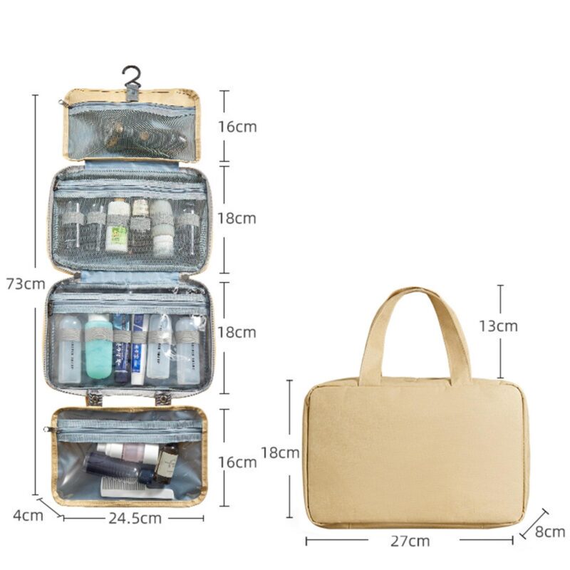 Custom Foldable Toiletry Bag - 8