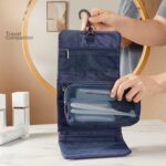 Custom Foldable Toiletry Bag With Buckle And Hook - 2