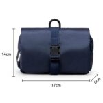 Custom Foldable Toiletry Bag With Buckle And Hook - 5
