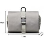 Custom Foldable Toiletry Bag With Buckle And Hook - 6