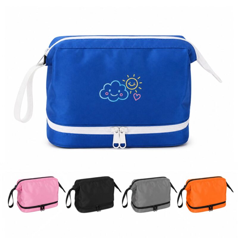 Custom Framed Double Layer Toiletry Bag