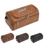 Custom Handcrafted Premium Leather Toiletry Bag