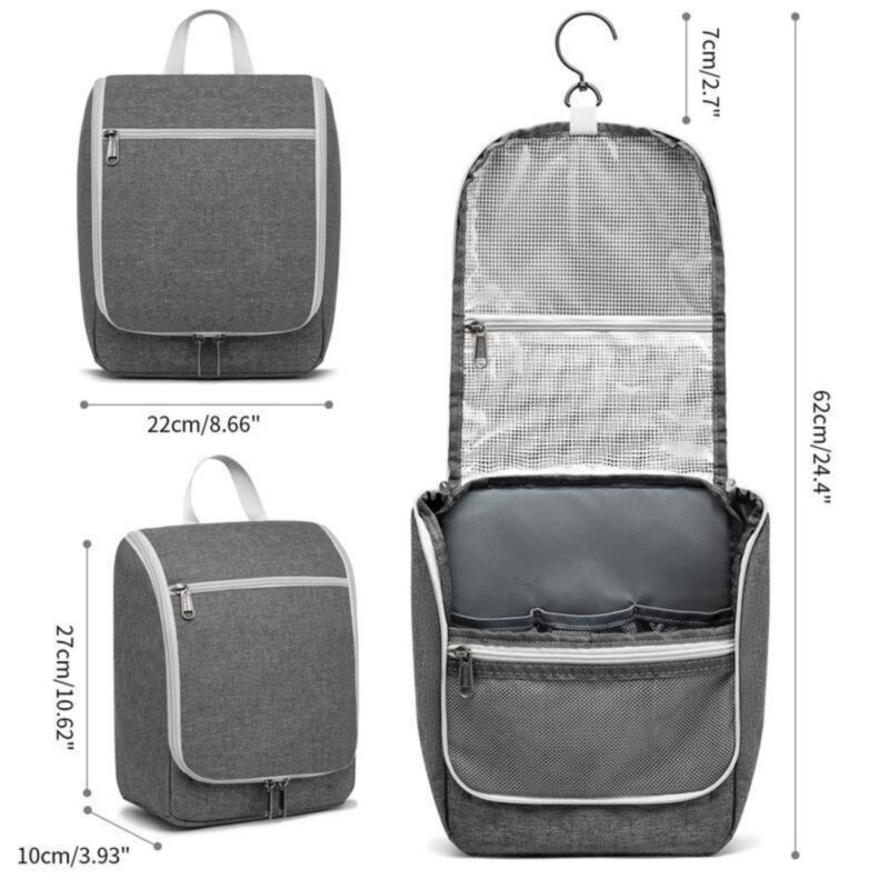 Custom Hanging Bathroom Toiletry Bag - 1