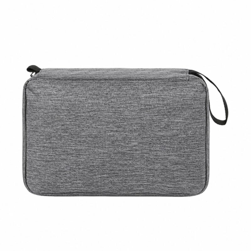 Custom Hanging Heathered Toiletry Bag - 3