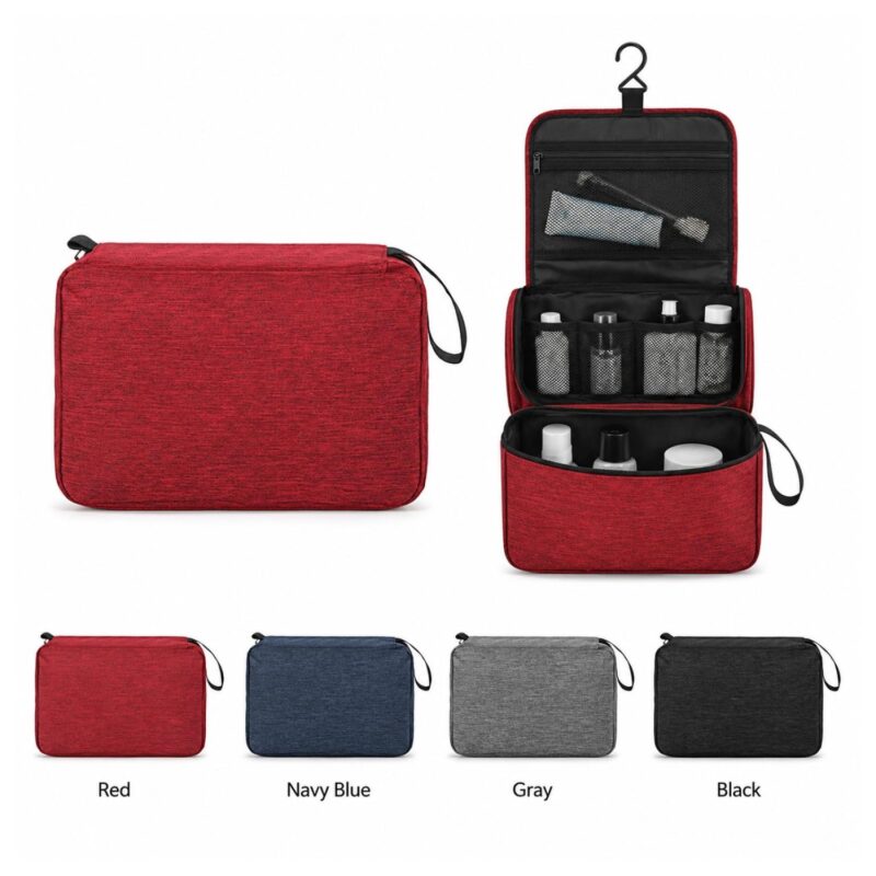 Custom Hanging Heathered Toiletry Bag