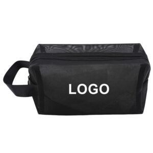 Custom Hanging Mesh Zippered Shower Toiletry Bag