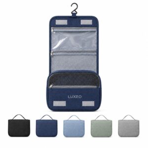 Custom Hanging Polyester Toiletry Bag With Compartments
