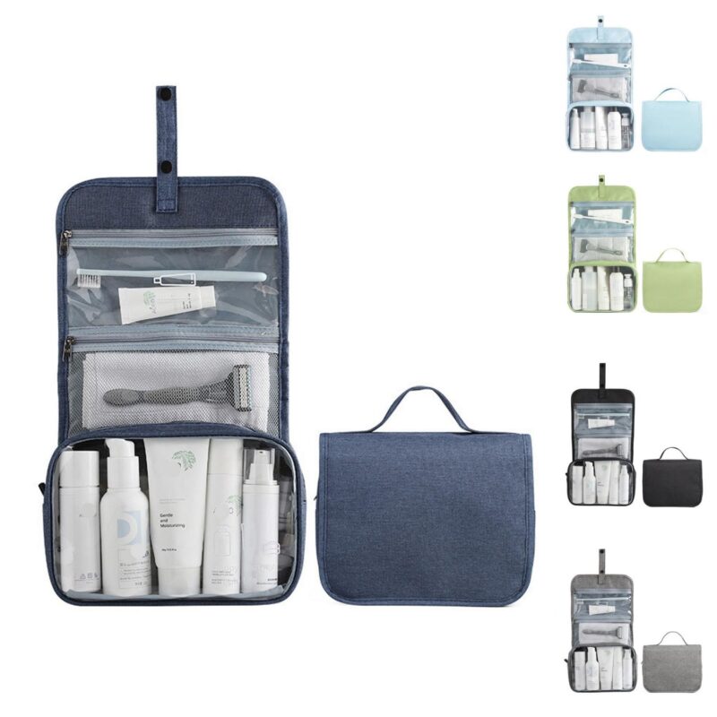 Custom Hanging Toiletry Bag For Travel - 1