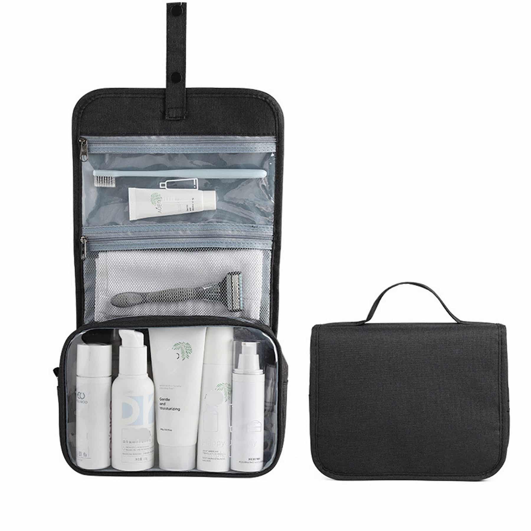 Custom Hanging Toiletry Bag For Travel - 4