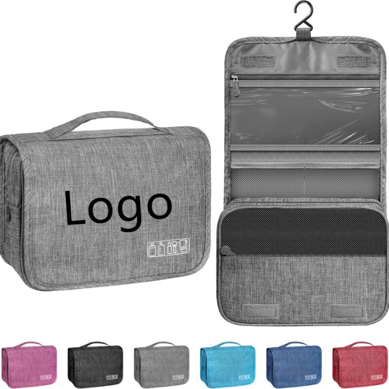 Hanging-Toiletry-Bag-With-Hook-GDCA443 Custom Hanging Toiletry Bag With Hook