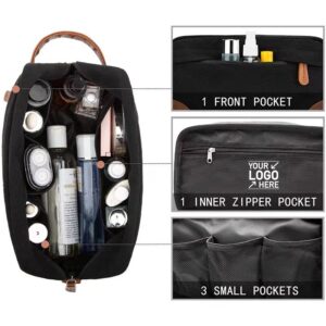 Custom Hanging Toiletry Bag with Dopp Kit Design for Easy Storage