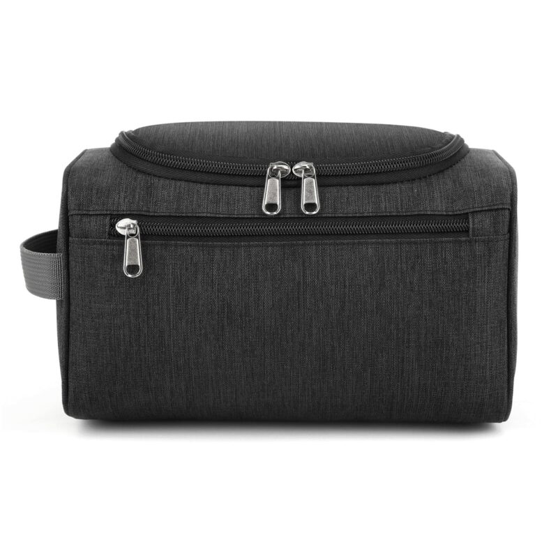 Custom Hanging Toiletry Bag with Front Zip Pocket - 6