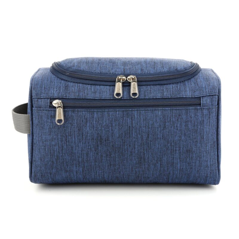 Custom Hanging Toiletry Bag with Front Zip Pocket - 8