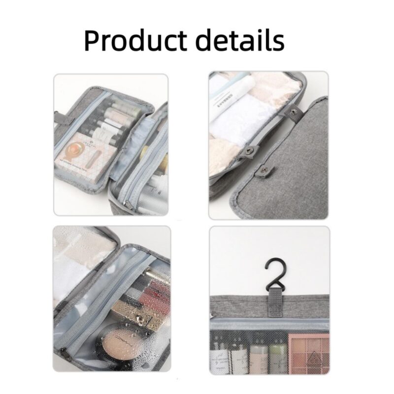 Custom Hanging Travel Toiletry Bag - 4