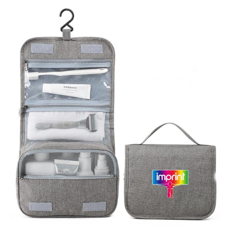 Custom Hanging Travel Toiletry Bag - 8