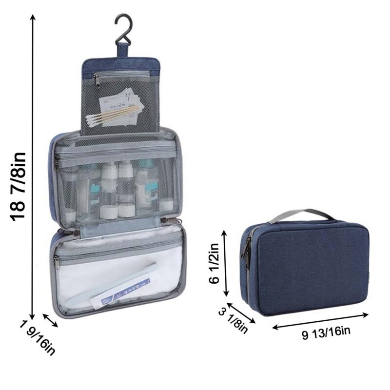 Custom Hanging Travel Toiletry Bag - 1