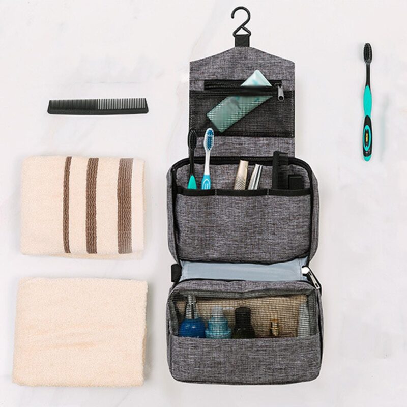 Custom Hanging Travel Toiletry Bag - 9