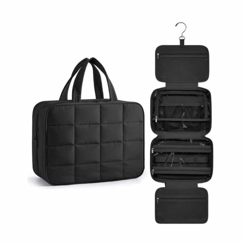 Custom Hanging Travel Toiletry Bag w/Jewelry Organizer - 1