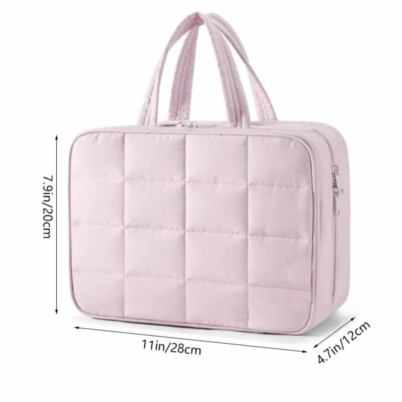 Custom Hanging Travel Toiletry Bag w/Jewelry Organizer - 3
