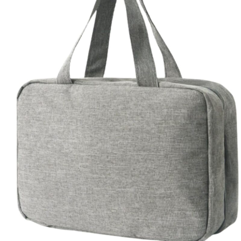 Custom Hanging Travel Toiletry Bag with Hook and 4 Compartments - 1