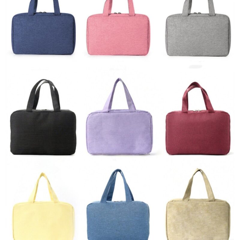 Custom Hanging Travel Toiletry Bag with Hook and 4 Compartments - 3