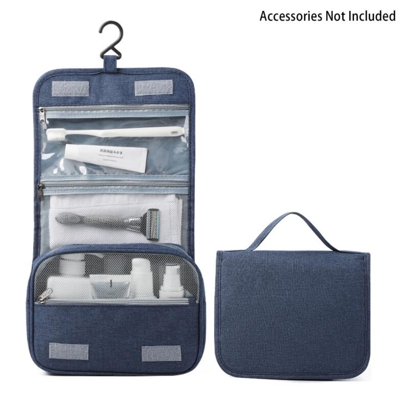 Custom Hanging Travel Toiletry Bag–Compact And Durable - 1