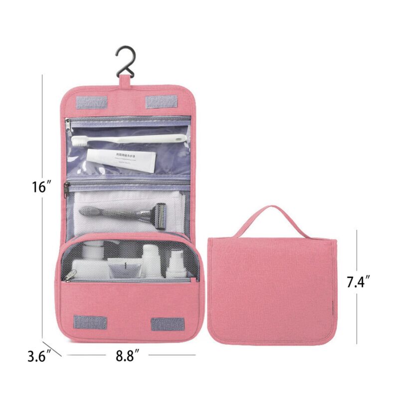 Custom Hanging Travel Toiletry Bag–Compact And Durable - 3