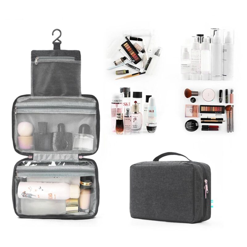 Custom Hanging Waterproof Travel Toiletry Bag - 1