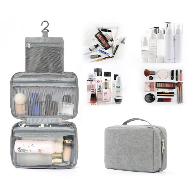 Custom Hanging Waterproof Travel Toiletry Bag - 4