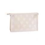 Custom Heart Pattern Cosmetic Bag Toiletry Bag For Women