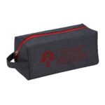 Custom Heathered Dopp Kit Toiletry Bag