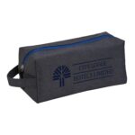 Custom Heathered Dopp Kit Toiletry Bag - 2