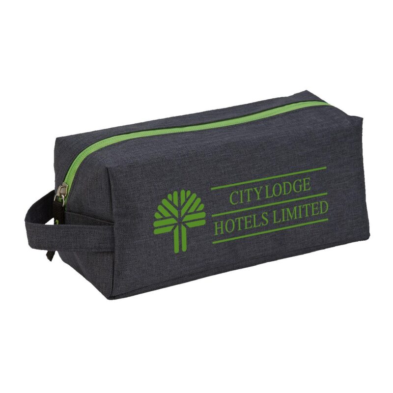 Custom Heathered Dopp Kit Toiletry Bag - 4